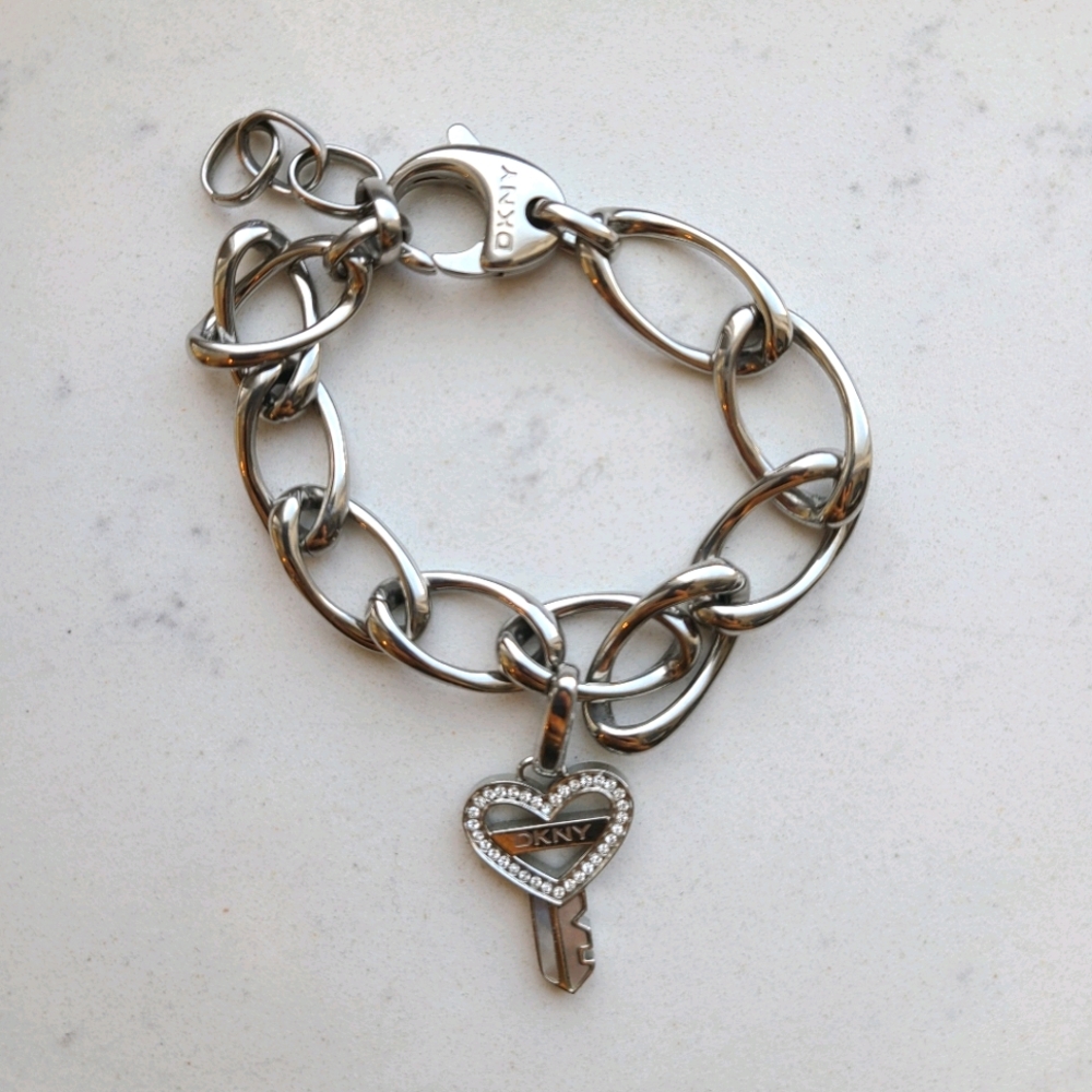 DKNY Stainless Steel Chain Bracelet